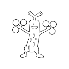 coloring page: Coloring Pokemon Sudovudo