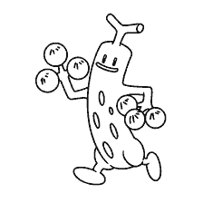 coloring page: Coloring Pokemon Sudovudo