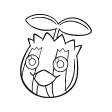 coloring page: Coloring Pokemon Sankern for children
