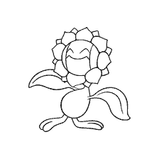 coloring page: Coloring Pokemon Sanflora