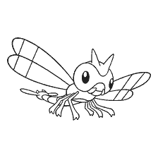 coloring page: Pokemon Yanma Coloring