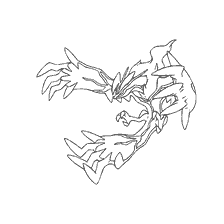 kolorowanka: Kolorowanki Pokémon Iveltall w konturach