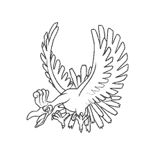 kolorowanka: Legendarny Pokémon Ho- do kolorowania