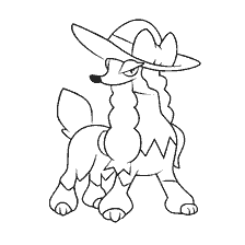 kolorowanka: Kolorowanki Pokemon Furfru w stylu delegatów