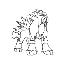 kolorowanka: Zdjęcie dla kolorowanki legendarny Pokémon Antay