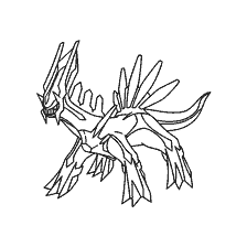 kolorowanka: Kolorowanki Pokemon Dialga