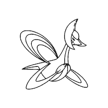 kolorowanka: Kolorowanki Legendarny Pokémon Cresselia