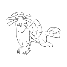 kolorowanka: Pokemon Oricorio w kolorowanie