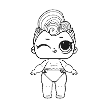 kleurplaat: Kleurpop LOL Lil Stardust