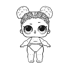 kleurplaat: Kleurplaten LOL Babybloemen