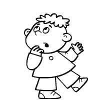 pagina da colorare: Il ragazzo che prende un corvo