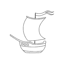 pagina da colorare: Nave di pittura