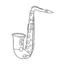 boyama sayfası: Saxophone'un resmi
