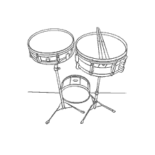 boyama sayfası: Davul kitinin rengi