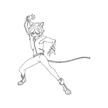 pagina da colorare: Racconti di Ladybug e Cat Noir