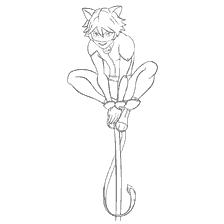 pagina da colorare: Racconti di Ladybug e Cat Noir