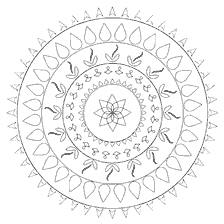 kolorowanka: Kolorowanki mandala