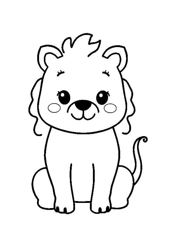 Cute panda with bamboo coloring page