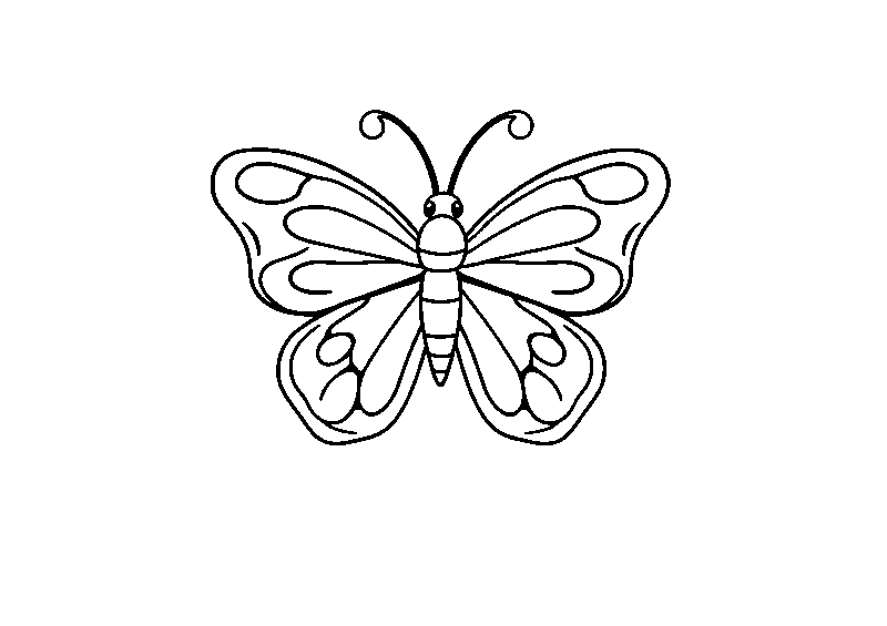 Jolie petite chenille coloriage