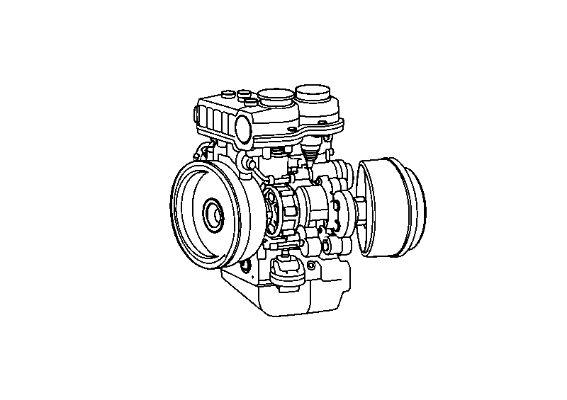 Coupe simple d'un moteur coloriage
